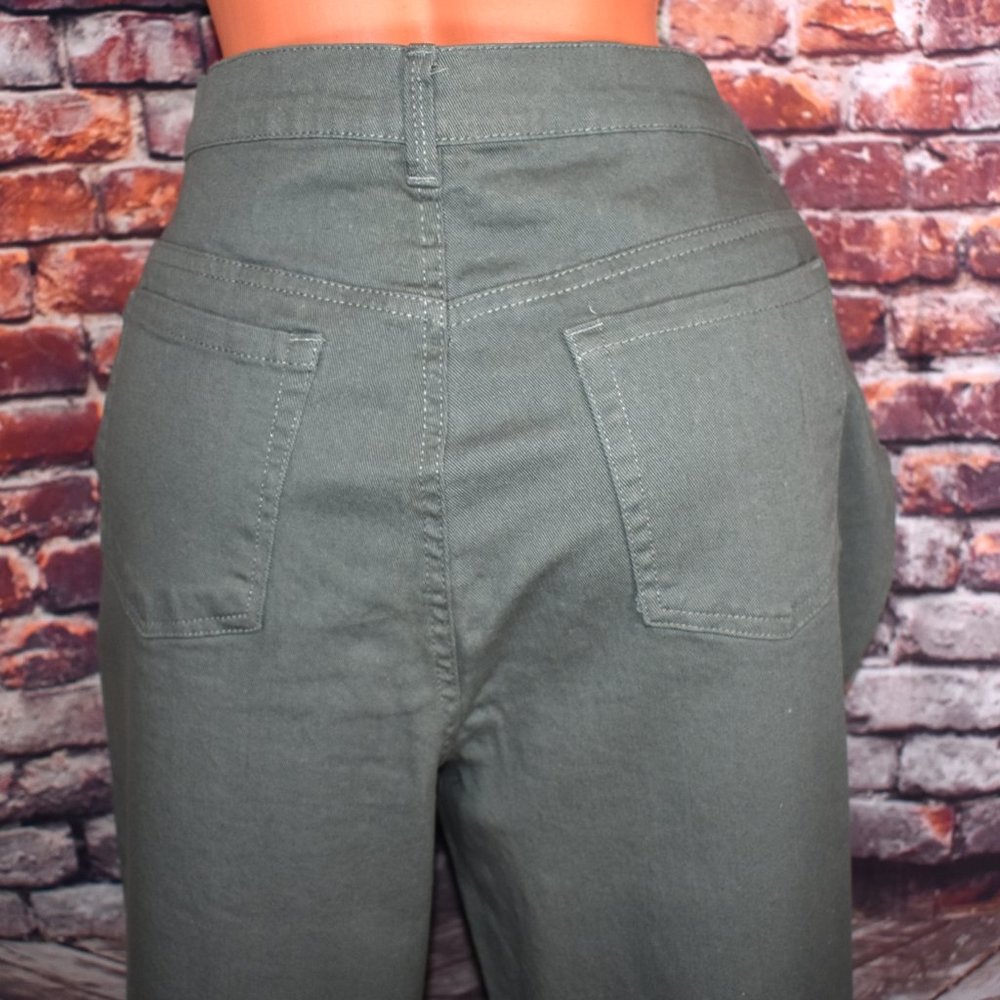 Gloria Vanderbilt 12 Amanda Classic Mid Rise Desert Sage - Picture 5 of 12